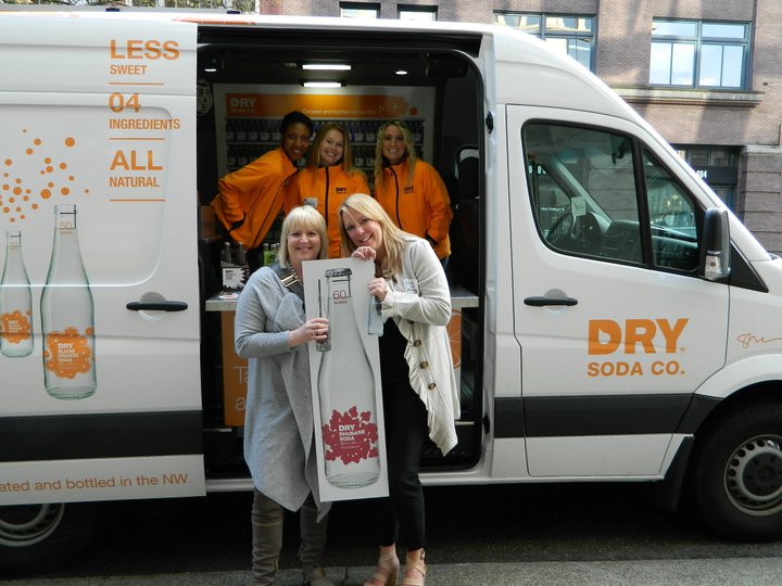 Sharelle at DRY Soda taste tour launch
