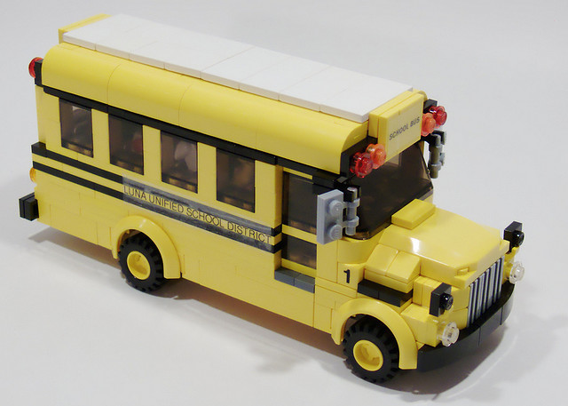 LEGO school bus LEGO school bus